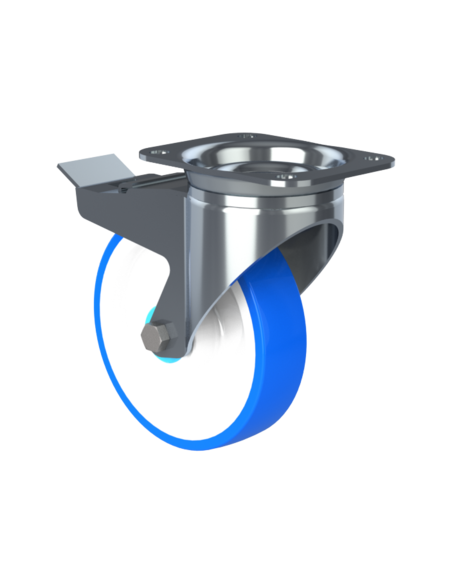 Castor SCSB160, White/Blue, AISI 304, 3.437