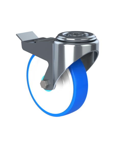 Castor SCRB160, White/Blue, AISI 304, 1.964