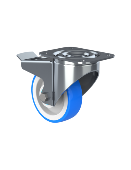 Castor SCSB125, White/Blue, AISI 304, 2.946