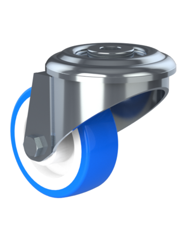 Castor SCR80, White/Blue, AISI 304, 982