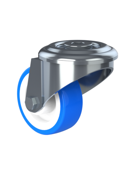 Castor SCR80, White/Blue, AISI 304, 982