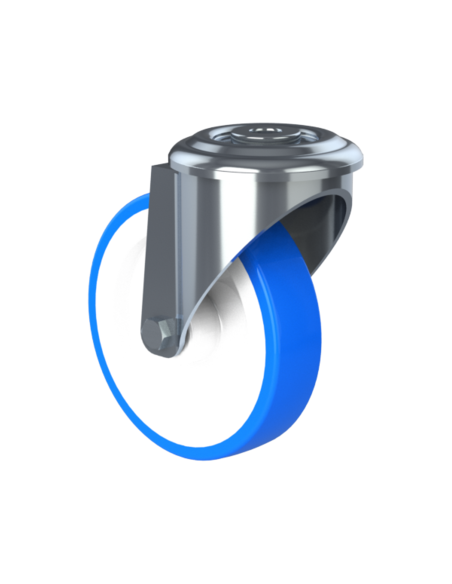 Castor SCR125, White/Blue, AISI 304, 1.964
