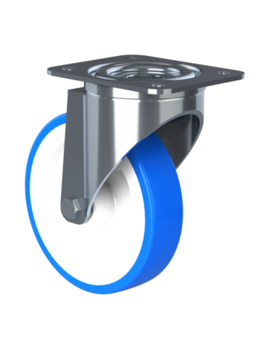CastorSCS125, White/Blue, AISI 304, 1.964
