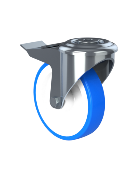 Castor SCRB125, White/Blue, AISI 304, 1.964