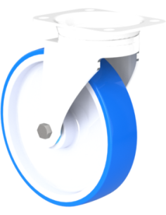 CastorSCS200, White/Blue, AISI 304, 3.928
