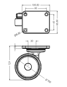 Castor XSCS100, Blue 2