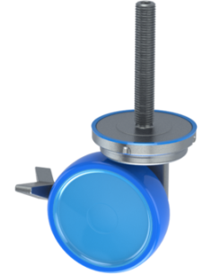 Castor XSCRB100, Blue, M16 x 100-M16