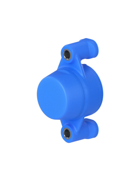Bearing house XB2FC52(Blue)-SSA25 mm(Front)-CL(Blue)-OS(Blue)