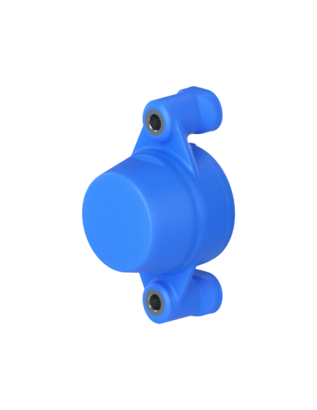 Bearing house XB2FC62(Blue)-CSB30 mm(Front)-CL(Blue)-OS(Blue)