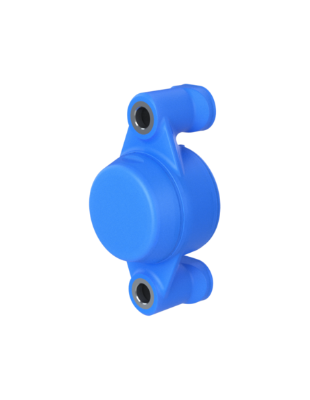 Bearing house XB2FC47(Blue)-SSA3/4"(Front)-CM(Blue)-OS(Blue)