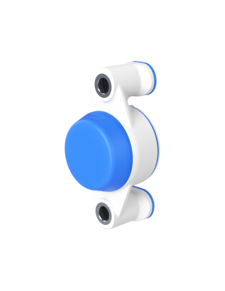 Bearing house XB2FC47(White)-CSB20 mm(Front)-CM(Blue)-OS(White)