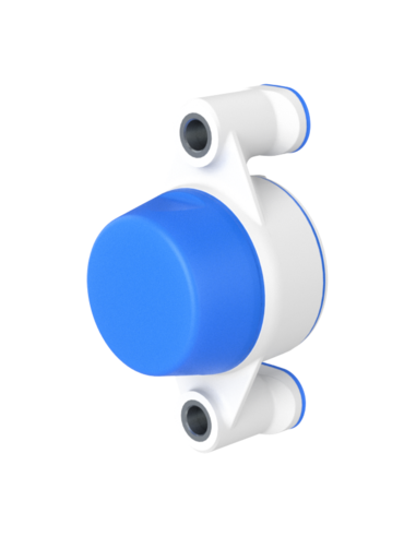Bearing house XB2FC52(White)-CSB25 mm(Front)-CL(Blue)-OS(White)