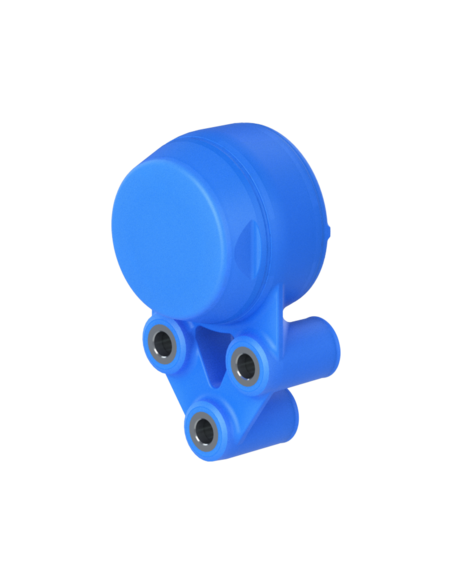 Bearing house XB3FC62(Blue)-CSB30 mm(Front)-CM(Blue)-OS(Blue)