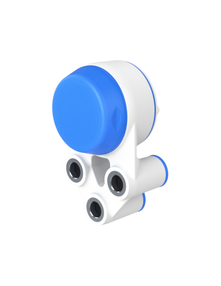 Bearing house XB3FC47(White)-SSB3/4"(Front)-CM(Blue)-OS(White)