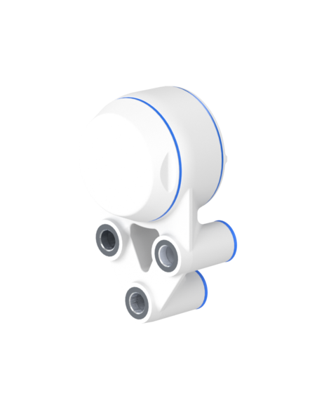 Bearing house XB3FC52(White)-SSB25 mm(Front)-CM(White)-OS(White)