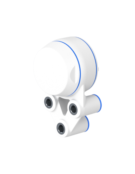 Bearing house XB3FC62(White)-SSB30 mm(Front)-CM(White)-OS(White)