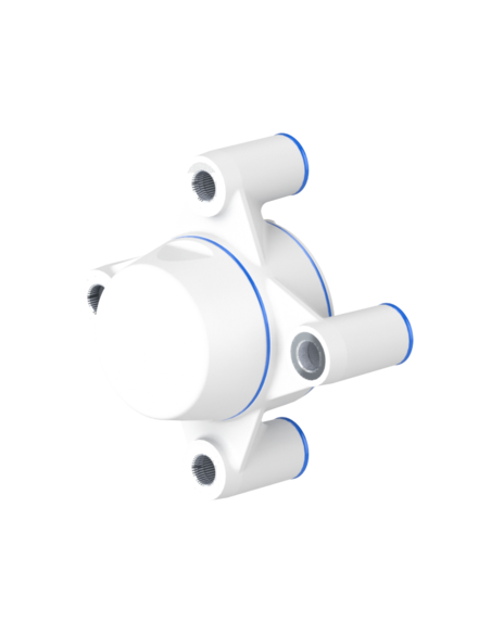 Bearing house XB4FC52(White)-CSB25 mm(Front)-CL(White)-OS(White)