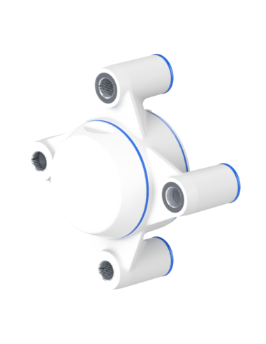 Bearing house XB4FC52(White)-CSB25 mm(Front)-CM(White)-OS(White)