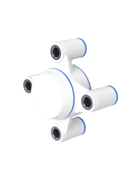 Bearing house XB4FC47(White)-SSA20 mm(Front)-CM(White)-OS(White)