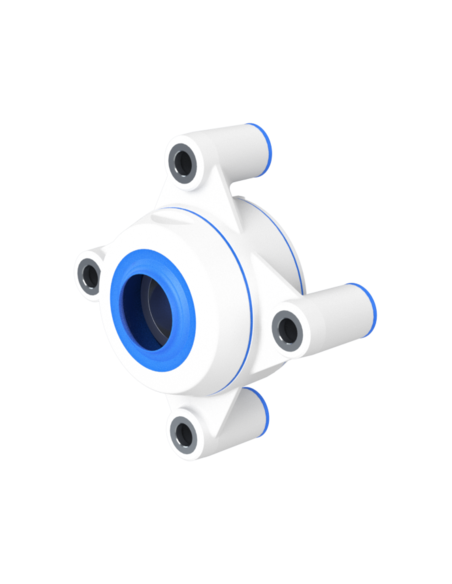 Bearing house XB4FC80(White)-SSB40 mm(Front)-OM(White)-OS(White)
