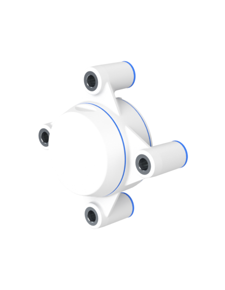 Bearing house XB4FC80(White)-SSB40 mm(Front)-CM(White)-OS(White)