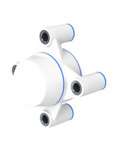 Bearing house XB4FC52(White)-SSA25 mm(Front)-CL(White)-OS(White)