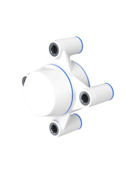 Bearing house XB4FC52(White)-SSA25 mm(Front)-CL(White)-OS(White)