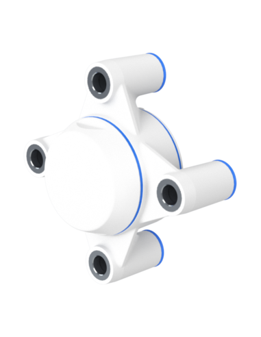 Bearing house XB4FC52(White)-SSA25 mm(Front)-CM(White)-OS(White)