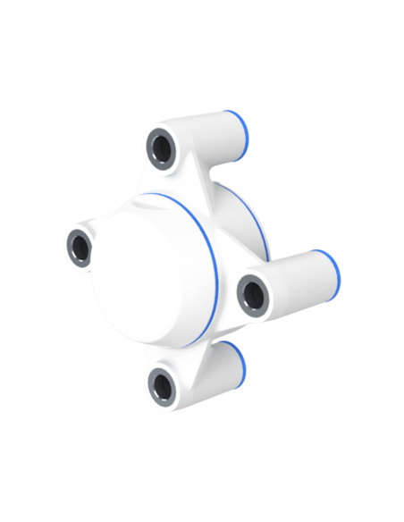 Bearing house XB4FC52(White)-SSA25 mm(Front)-CM(White)-OS(White)