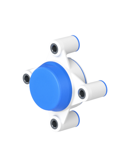 Bearing house XB4FC62(White)-CSB30 mm(Front)-CM(Blue)-OS(White)