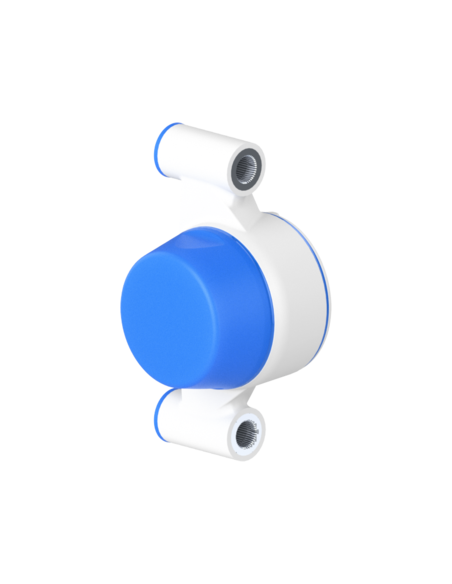 Bearing house XBPBC52(White)-CSB25 mm(Front)-CL(Blue)-OS(White)