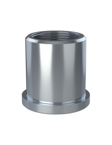Threaded insert TIRC Ø60x8, 52x52, BSPP 1 1/4-11, 40, AISI 304