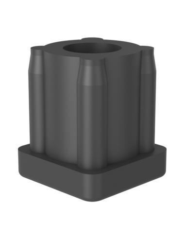 Threaded bushing PTIQ, 20x20x1.5, M8