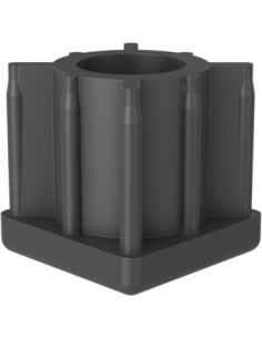 Threaded bushing PTIQ, 1,5x1,5x0,065", UNC 1/2