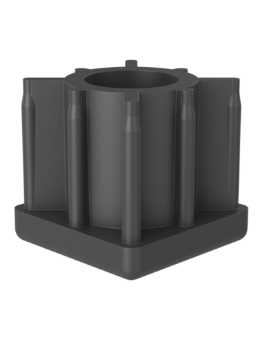 Threaded bushing PTIQ, 40x40x1,5, M16