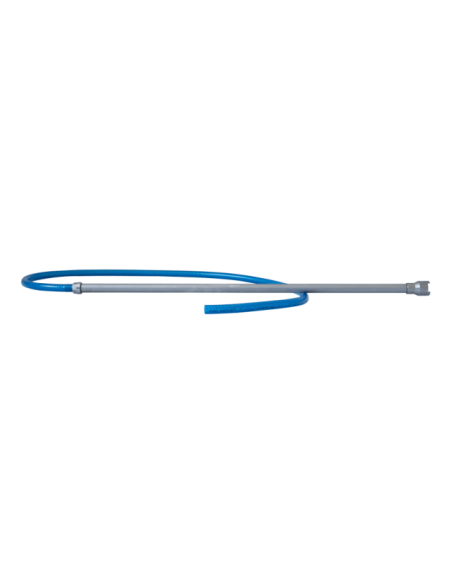 Plastic suction lance with suction hose Blue