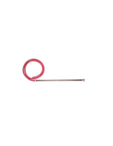 Plastic suction lance with suction hose Red