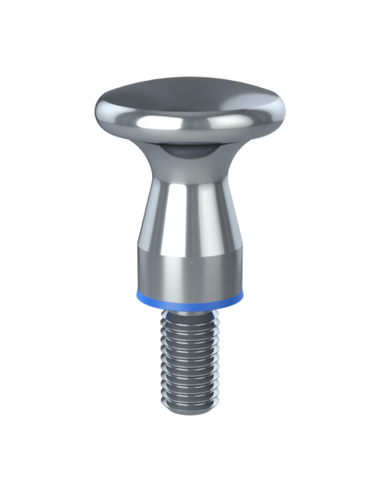 Knob XK(25) M8 x 16, Blue NBR