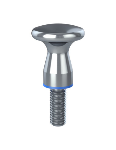 Knob XK(25) M8 x 20, Blue NBR