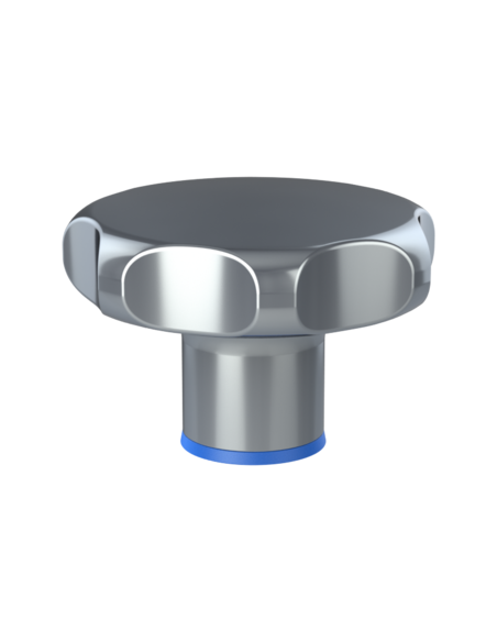Knob XKG(32) M5, AISI 316, Blue NBR