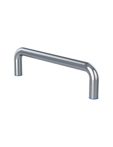 Handle UHX 200x60, M6, Blue NBR, AISI 316