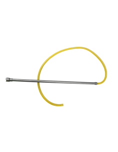 Plastic suction lance with suction hose Yellow