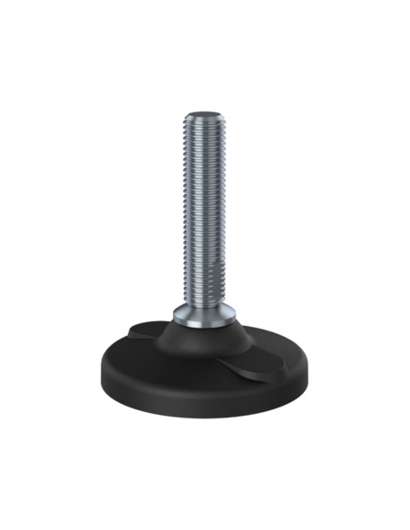 Machine foot HPA-FIX81-M16 x 70, AISI 304, 2 fixations