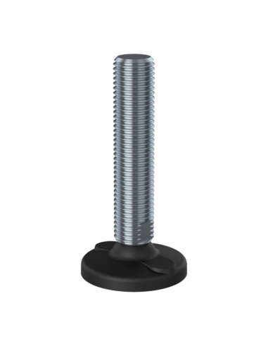 Machine foot HPA-FIX81-M30 x 150, AISI 304, 2 fixations