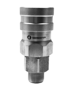 Stainless steel female quick coupling EXT thr.3/8" 2
