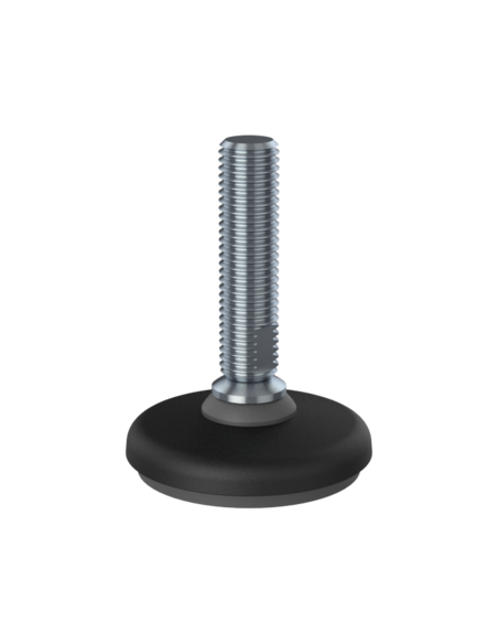 Machine foot HP80-UNC 3/4 x 3, AISI 304
