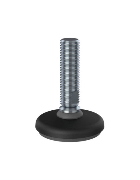 Machine foot HP80-UNC 7/8 x 3, AISI 304