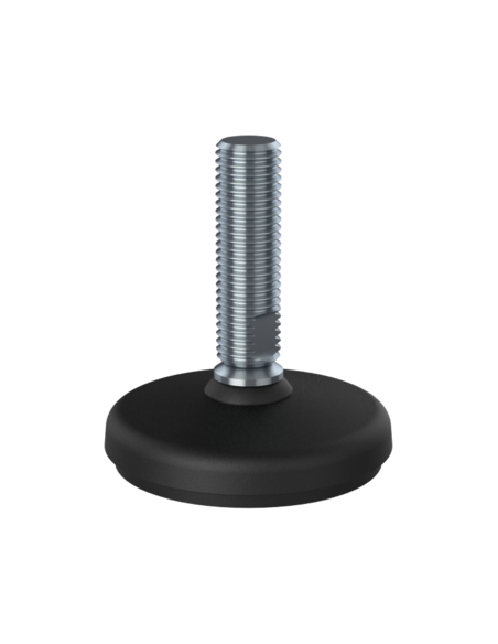 Machine foot HP100-UNC 7/8 x 3, AISI 304