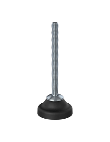 Machine foot HPA50-UNC 3/8 x 4, AISI 304