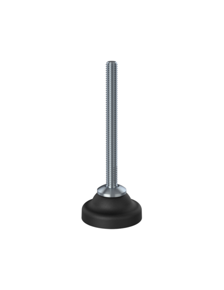 Machine foot HPA50-UNC 3/8 x 4, AISI 304